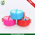 Tabouret rond du drapeau européen Union Jack, sac cube bean